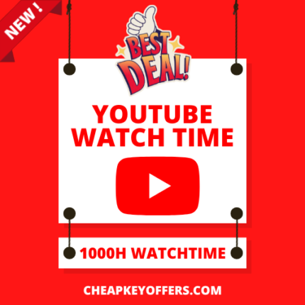 buy youtube watch time